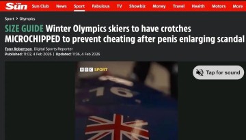 冬奥会要在裤裆里植入芯片？？为了不让选手在裤裆里上科技，也是拼了...